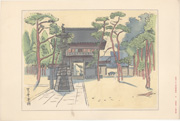 Fujii-dera from the Picture Album of the Thirty-Three Pilgrimage Places of the Western Provinces